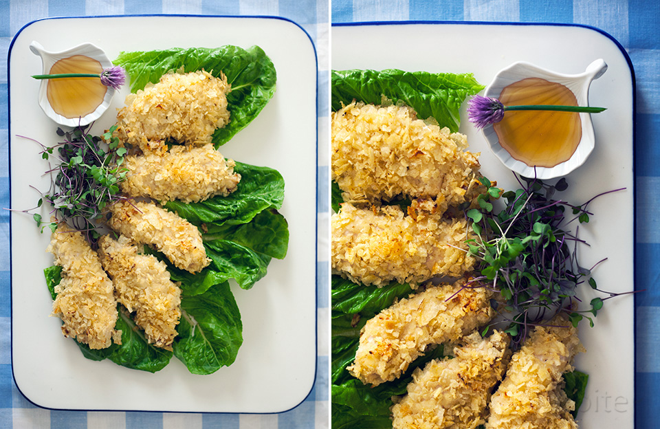 potato chip ovenfried chicken strips CRUNCH! bitebite